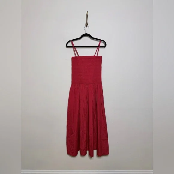 Madewell poplin Smocked Bodice Dress - Picture 9 of 11